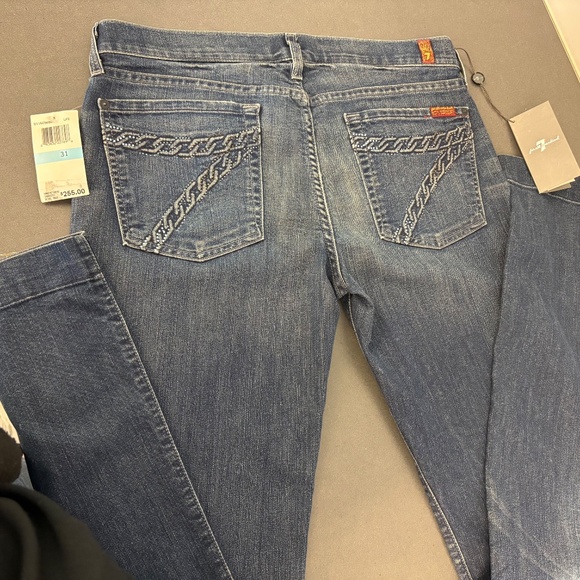 NWT  7 For All Mankind Dojo Flared Jean 31/33 - Picture 1 of 13